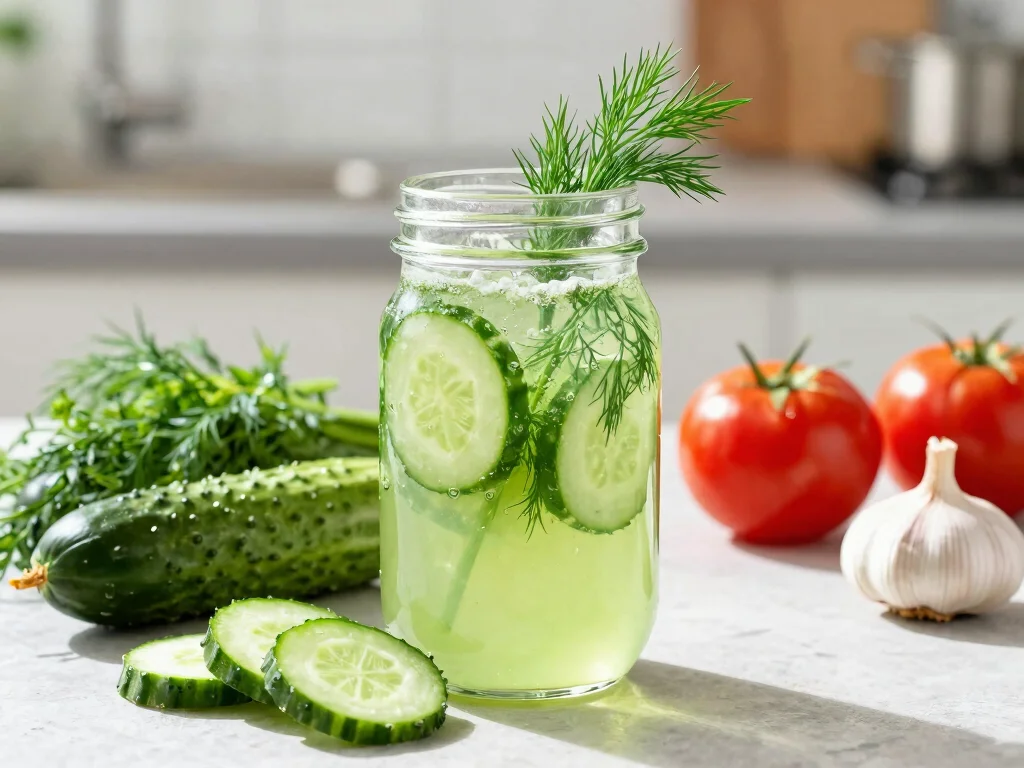 16 V8 Juice Recipes for Canning at Home - Cucumber & Dill V8 Juice 1