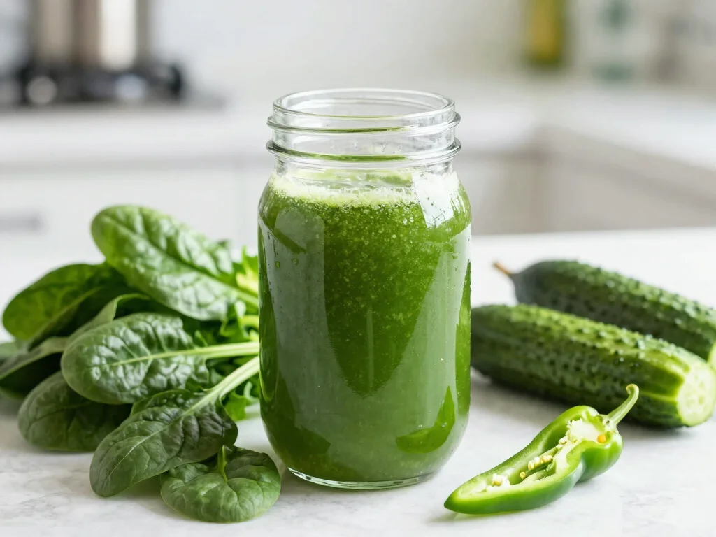 16 V8 Juice Recipes for Canning at Home - Green V8 Juice 1