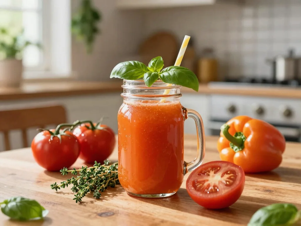 16 V8 Juice Recipes for Canning at Home - Herbed V8 Juice 1
