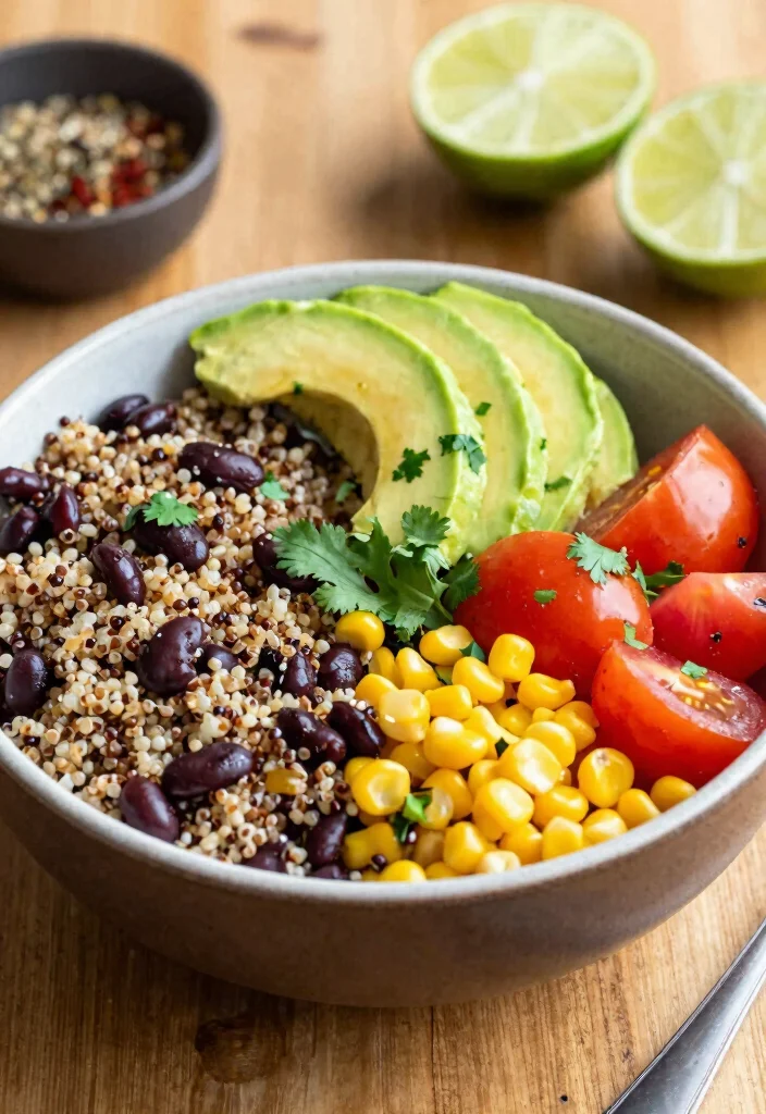 16 Vegetarian 1200-Calorie Meal Plans for Weight Loss - 1. Zesty Quinoa & Black Bean Bowl 1