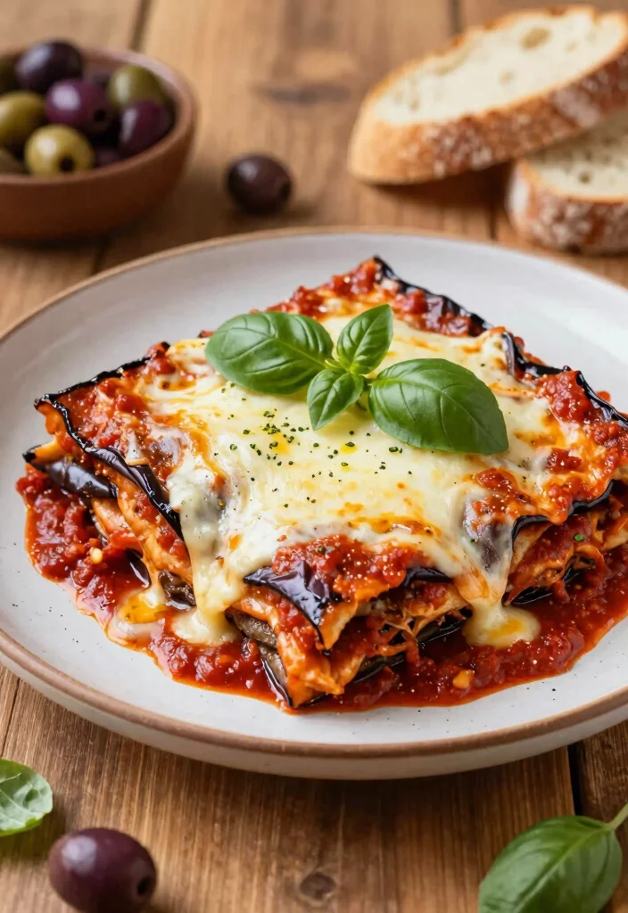 16 Vegetarian 1200-Calorie Meal Plans for Weight Loss - 15. Eggplant Parmesan 1