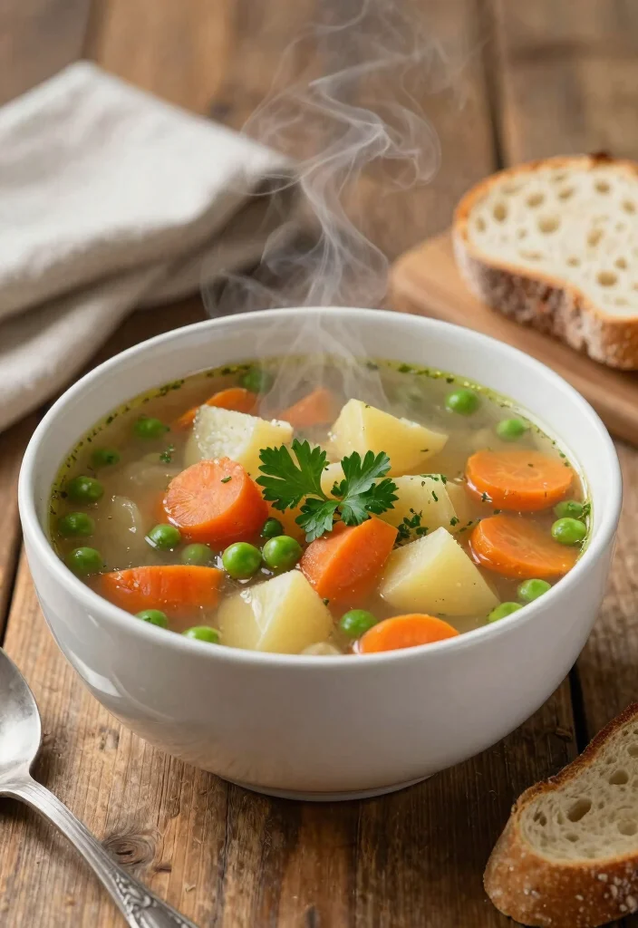 16 Vegetarian 1200-Calorie Meal Plans for Weight Loss - 8. Hearty Vegetable Soup 1