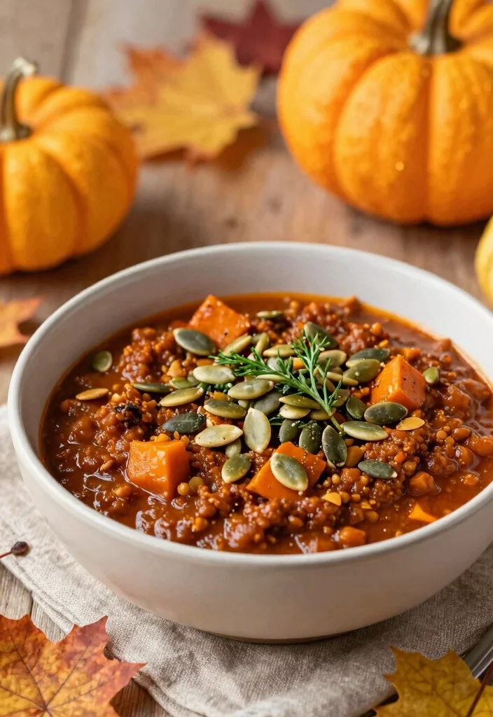 16 Vegetarian Crock Pot Chili Recipes for Effortless Meals - 16. Autumn Harvest Chili 1