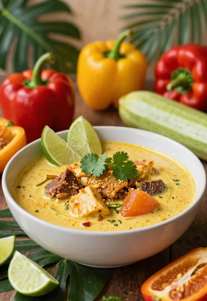 16 Vegetarian Crock Pot Chili Recipes for Effortless Meals - 7. Coconut Curry Chili 1