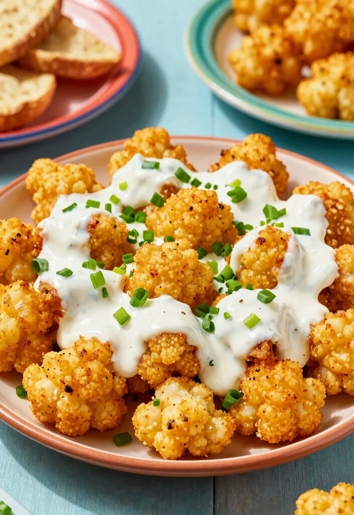 16 Vegetarian Tater Tot Casserole Recipes for Easy Dinners - 6. Buffalo Cauliflower Tater Tot Casserole 1