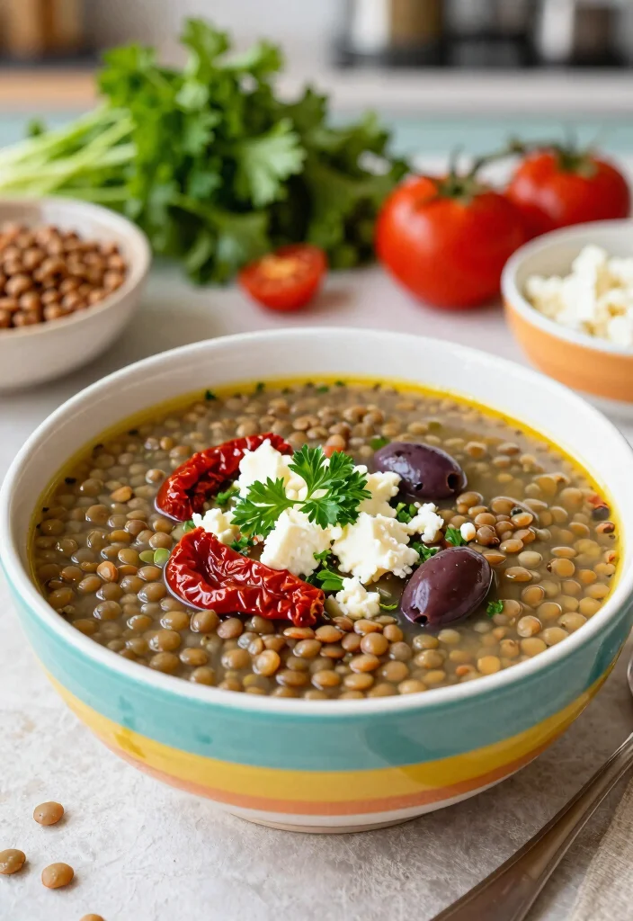 17 Delicious Vegetarian Italian Wedding Soup Recipes - 13. Mediterranean Lentil Wedding Soup 1