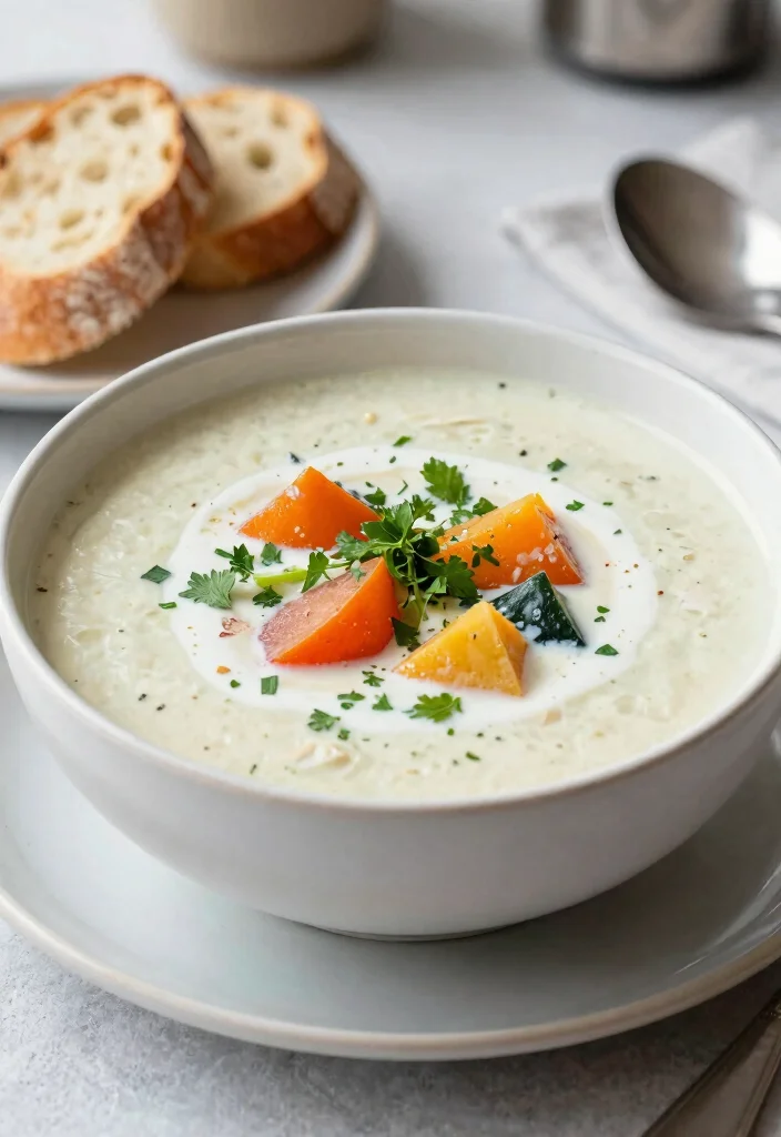 17 Delicious Vegetarian Italian Wedding Soup Recipes - 15. Creamy Vegan Wedding Soup 1