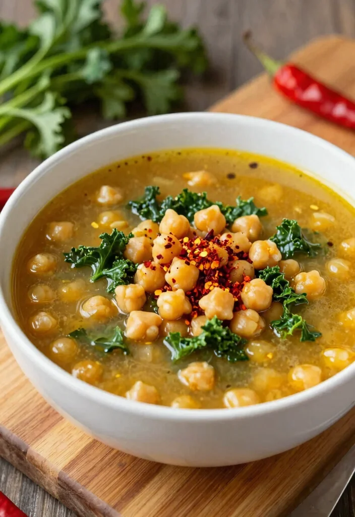 17 Delicious Vegetarian Italian Wedding Soup Recipes - 4. Spicy Italian Wedding Soup with Chickpeas 1