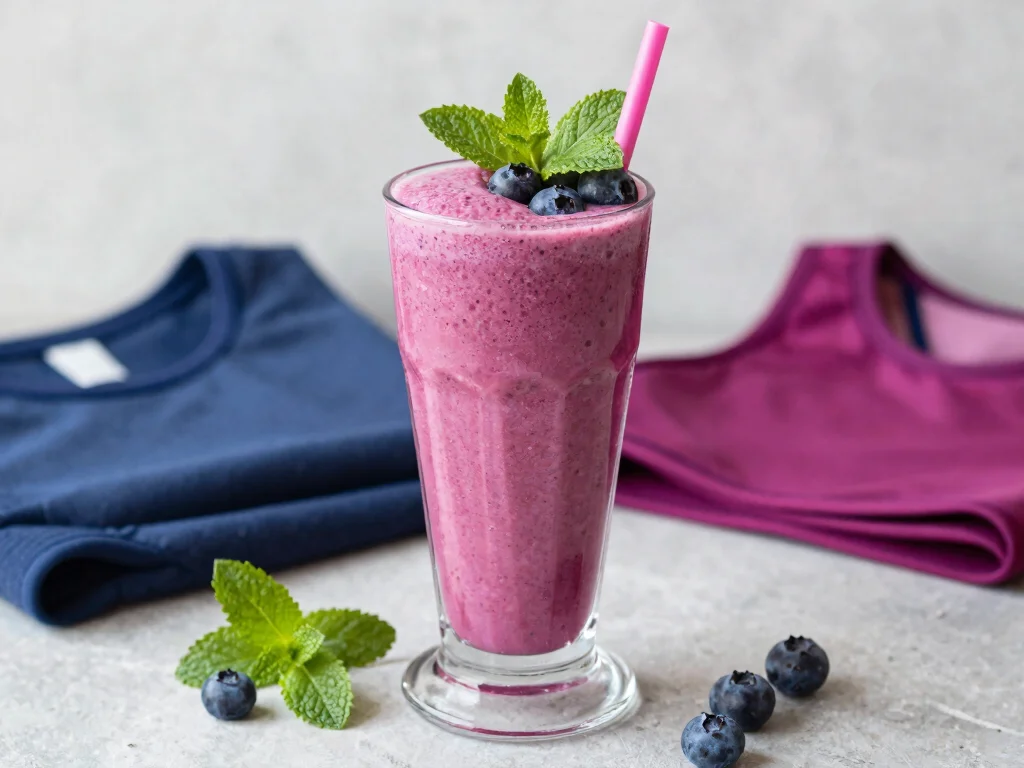 17 Energizing Moringa Smoothie & Juice Recipes to Fuel Your Day - 13. Moringa and Berry Protein Shake 1