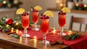 17 Festive French 75 with Cranberry Juice Recipes
