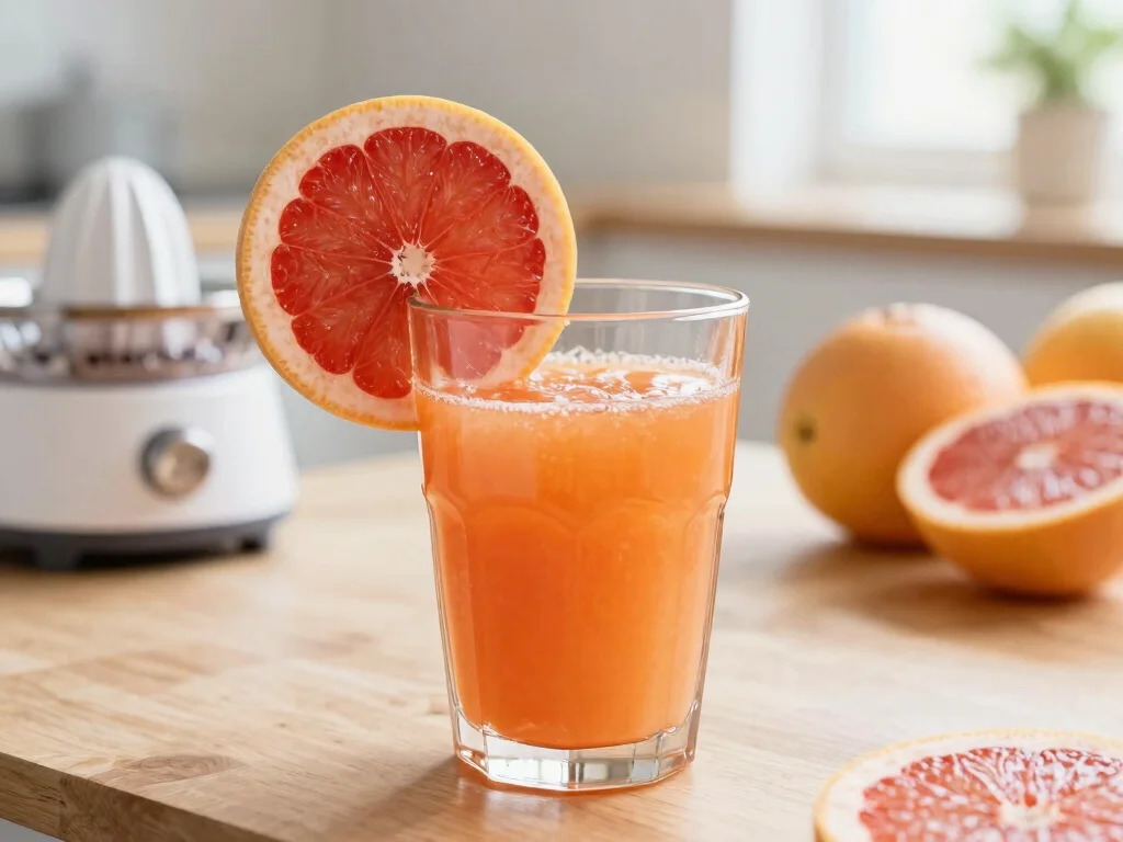 17 Grapefruit Juice Recipes (Refreshing & Detoxing) - 1. Classic Grapefruit Juice 1