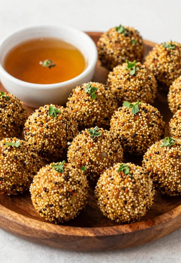 17 Healthy Vegetarian Snack Recipes You’ll Crave - 12. Spicy Quinoa Balls 1