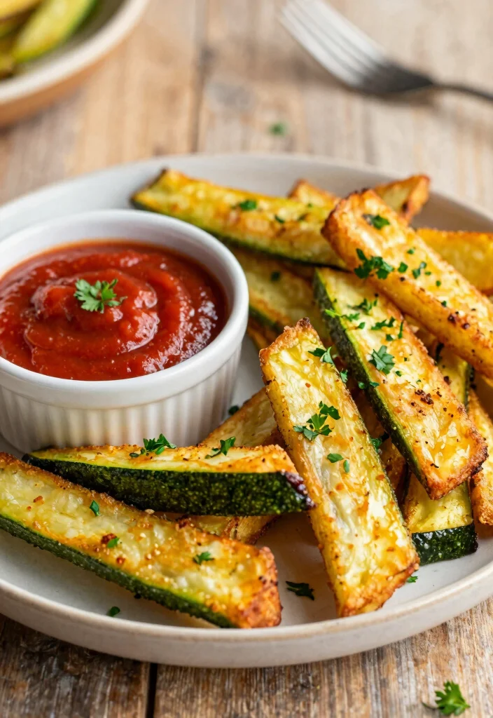 17 Healthy Vegetarian Snack Recipes You’ll Crave - 15. Baked Zucchini Fries 1