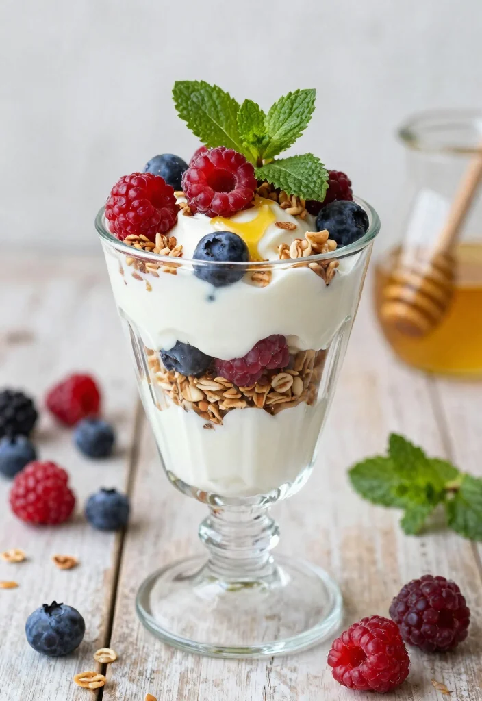 17 Healthy Vegetarian Snack Recipes You’ll Crave - 5. Greek Yogurt Parfaits 1