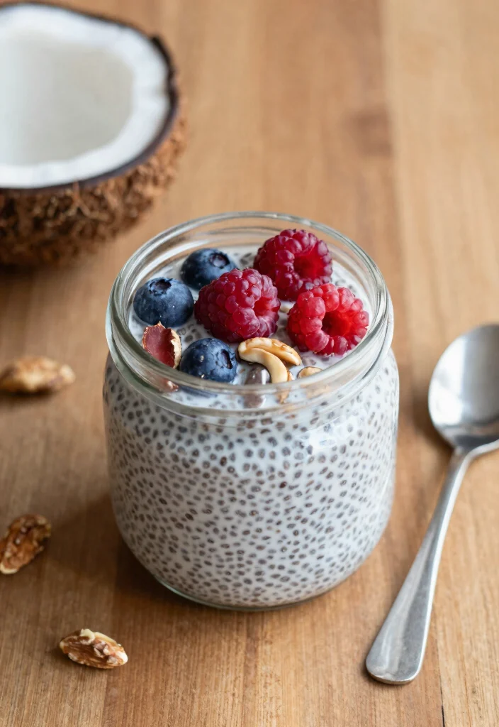 17 Healthy Vegetarian Snack Recipes You’ll Crave - 9. Coconut Chia Pudding 1
