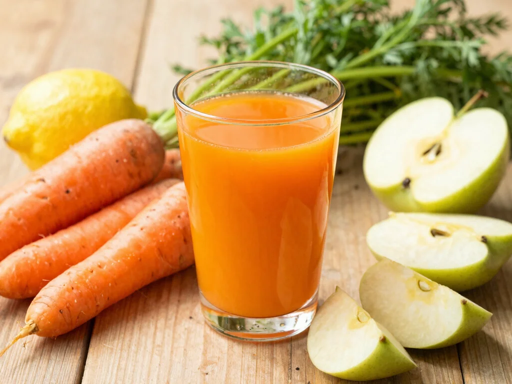 17 Joe Cross Juice Recipes (Fat Sick & Nearly Dead Style) - 11. Carrot & Apple Refresh 1
