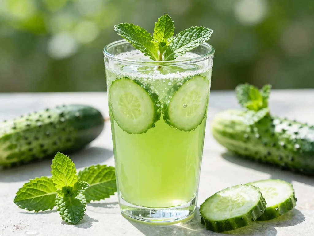 17 Joe Cross Juice Recipes (Fat Sick & Nearly Dead Style) - 13. Energizing Cucumber & Mint Juice 1