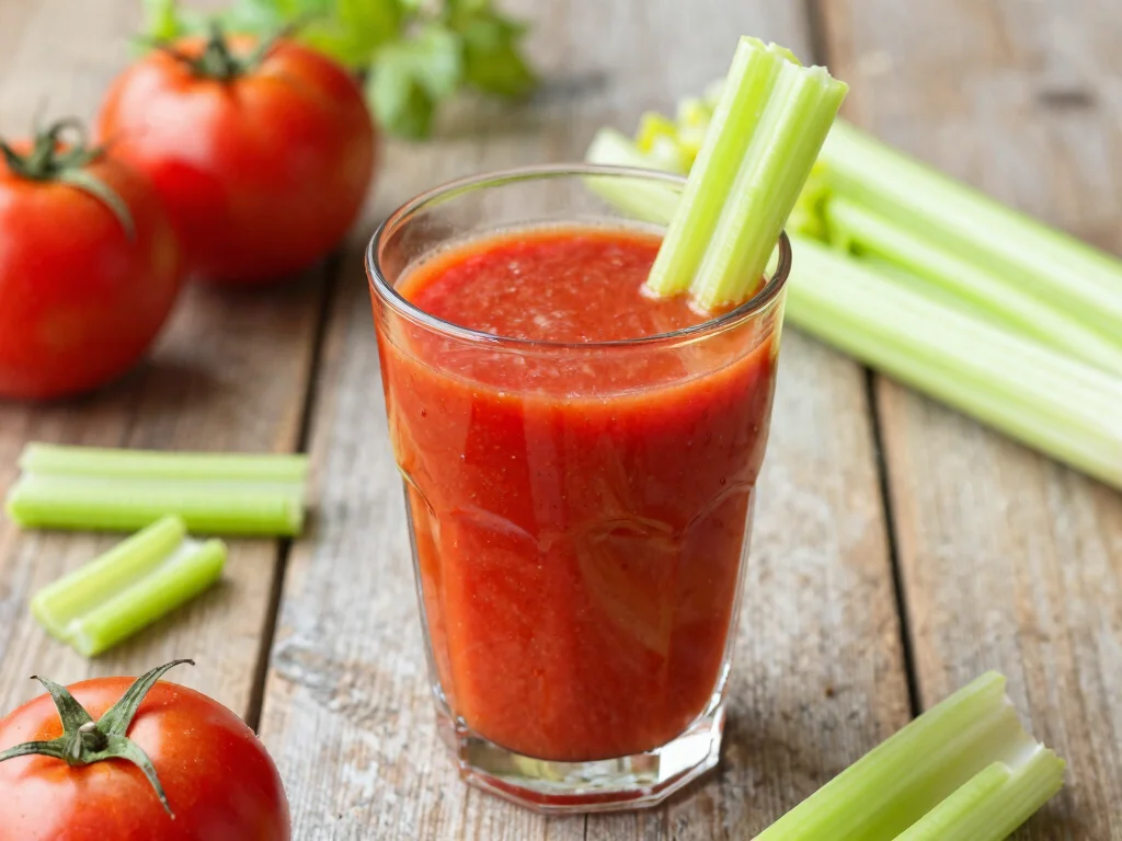17 Joe Cross Juice Recipes (Fat Sick & Nearly Dead Style) - 16. Zesty Tomato & Celery Juice 1