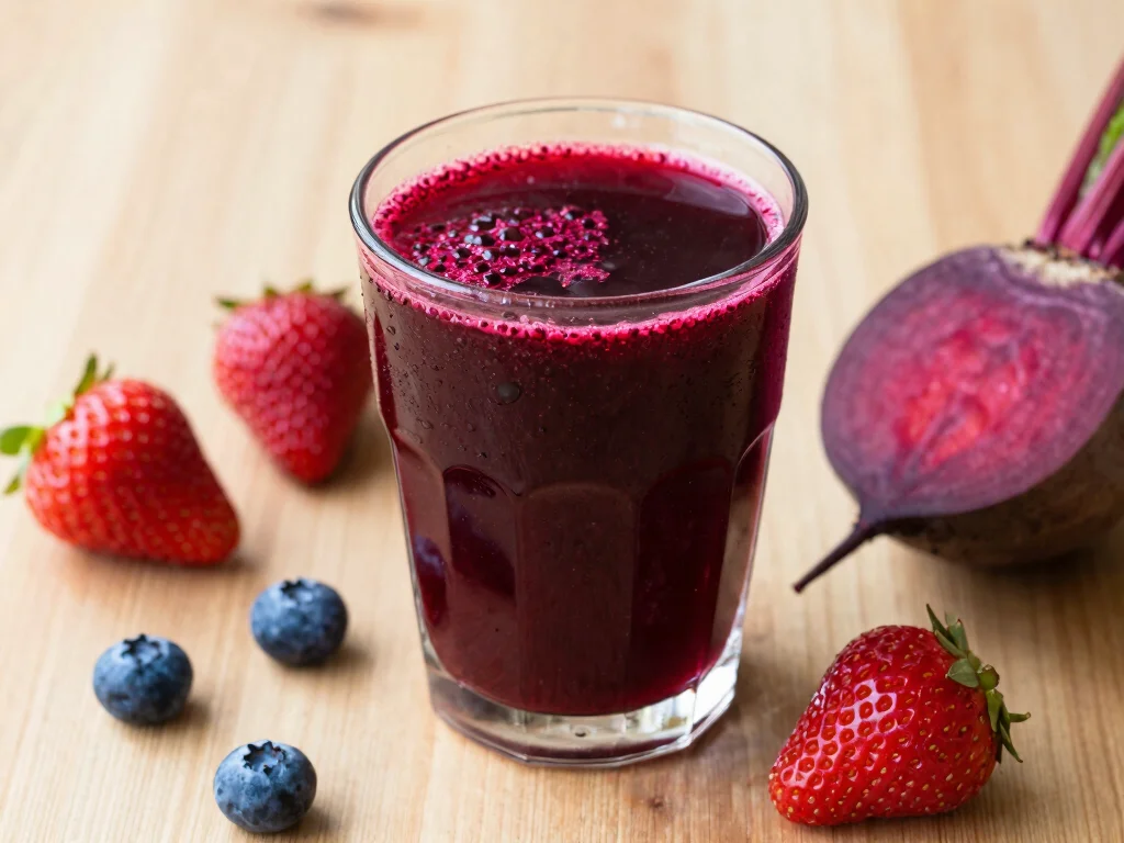 17 Joe Cross Juice Recipes (Fat Sick & Nearly Dead Style) - 9. Beet & Berry Fusion 1
