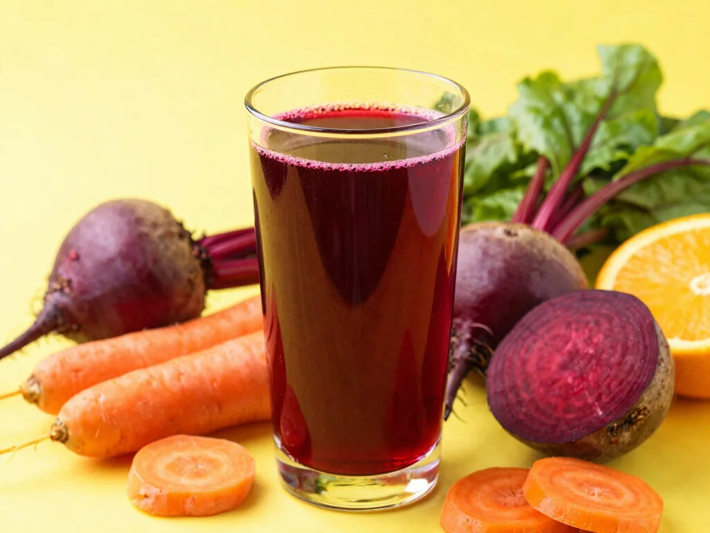 17 Juice Recipes & Their Benefits (Healthy Guide) - 2. Beetroot and Carrot Elixir 1