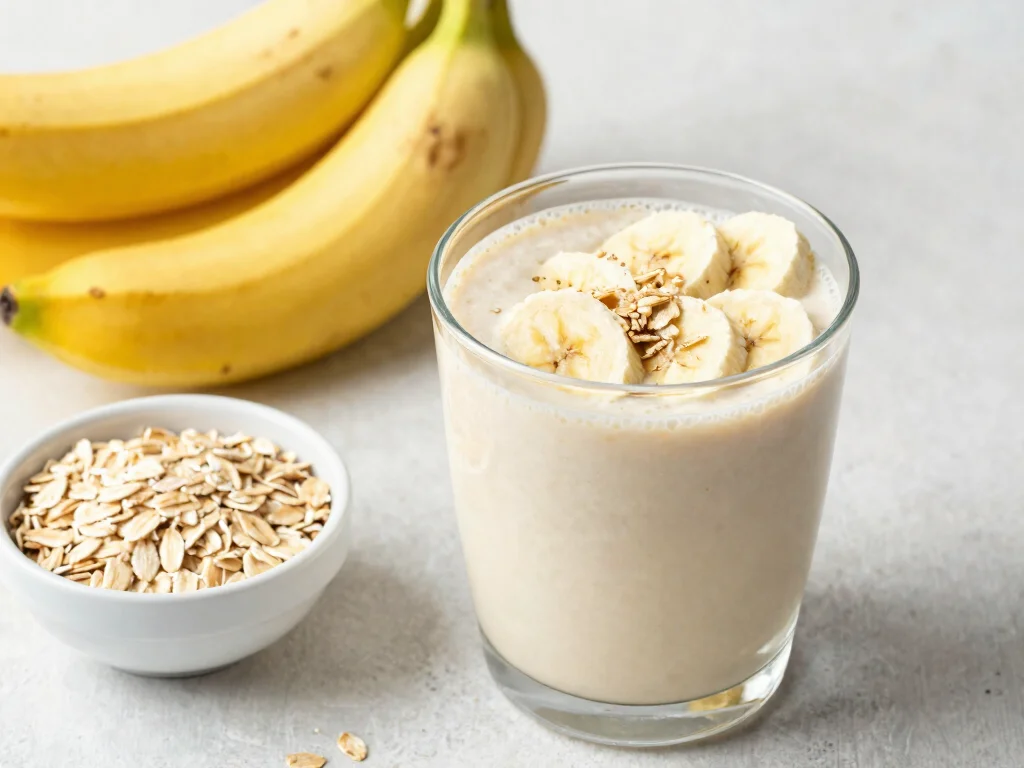 17 Juice Recipes for Business That Will Quench the Health-Conscious Thirst - 16. Almond Milk Oat Smoothie 1