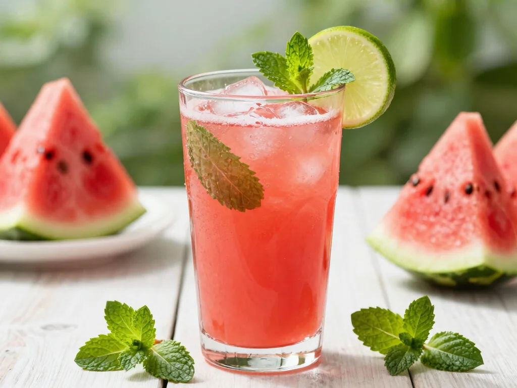 17 Juice Recipes for Immune System Boosting - 10. Watermelon Revitalizer 1