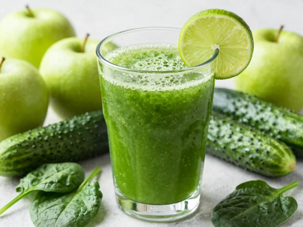 17 Juice Recipes for Immune System Boosting - 2. Green Detox Cleanser 1
