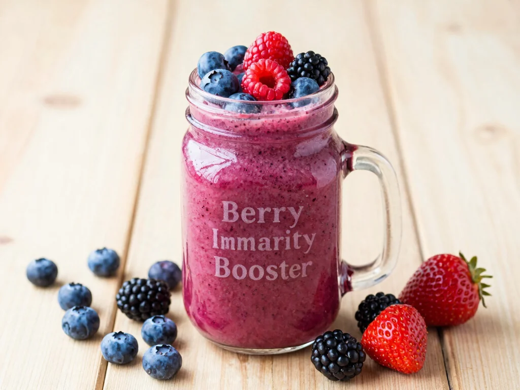 17 Juice Recipes for Immune System Boosting - 3. Berry Immunity Booster 1