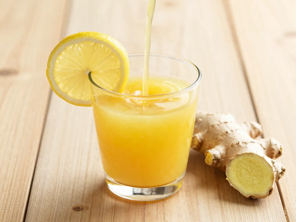 17 Juice Recipes for Immune System Boosting - 4. Spicy Ginger Zinger 1