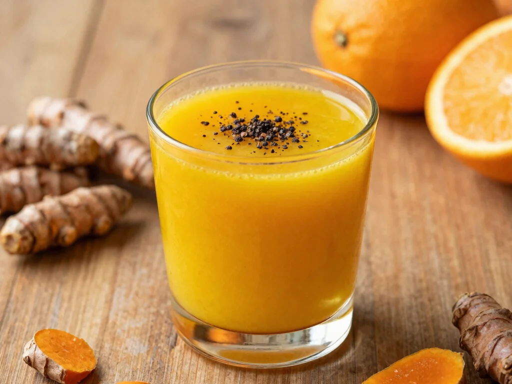 17 Juice Recipes for Immune System Boosting - 8. Turmeric Tonic 1