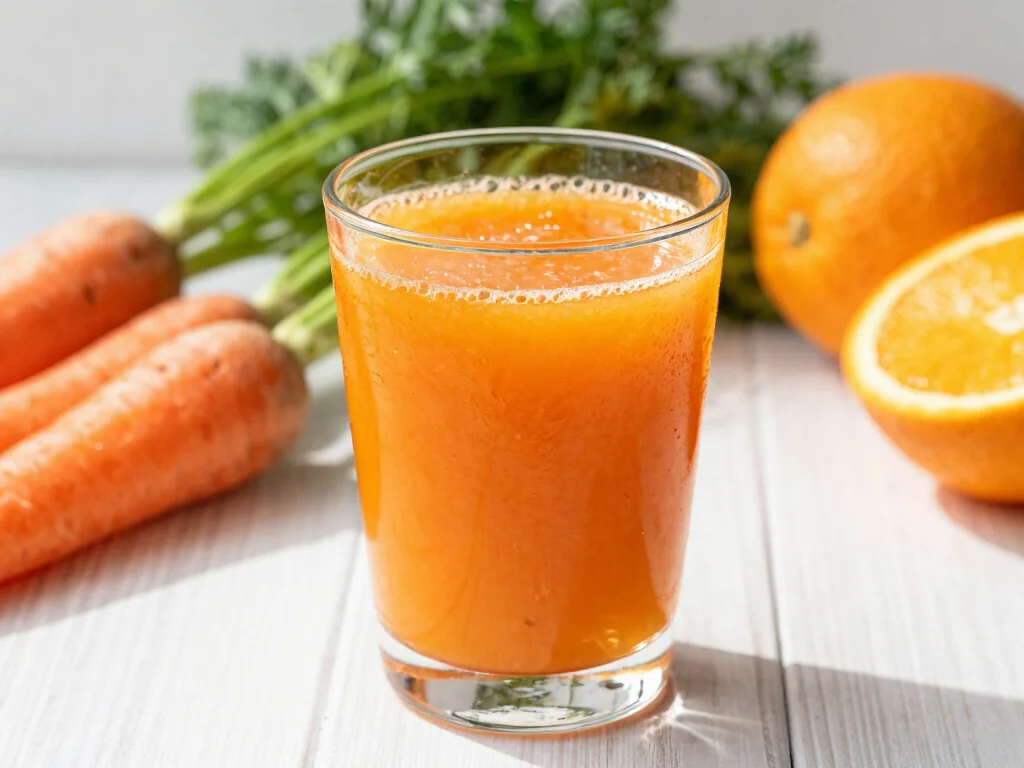 17 Juice Recipes for Immune System Boosting - 9. Carrot-Orange Fusion 1