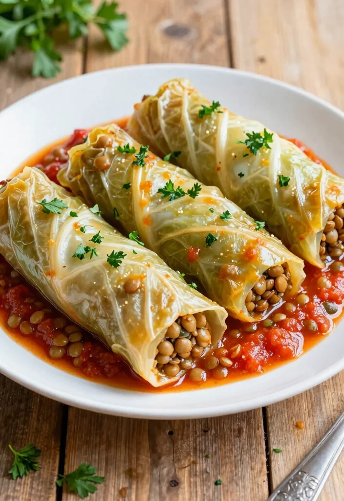 17 Low-Carb Vegetarian Keto Meal Plans That Actually Work - 9. Cabbage Rolls with Lentil Filling 1