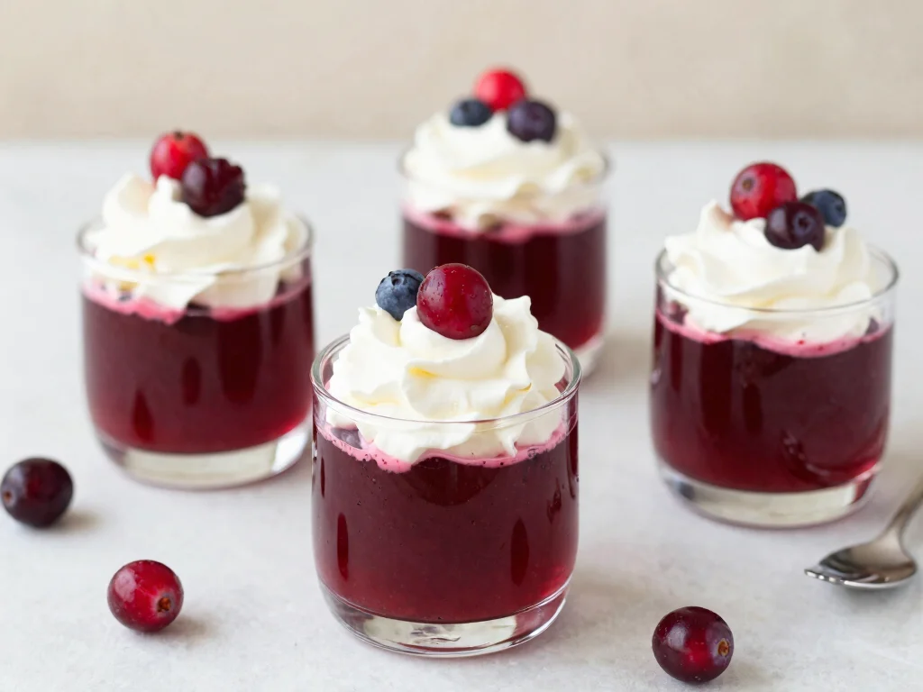 17 Recipes with Cranberry Juice (Tart & Healthy) - 7. Cranberry Juice Pudding 1