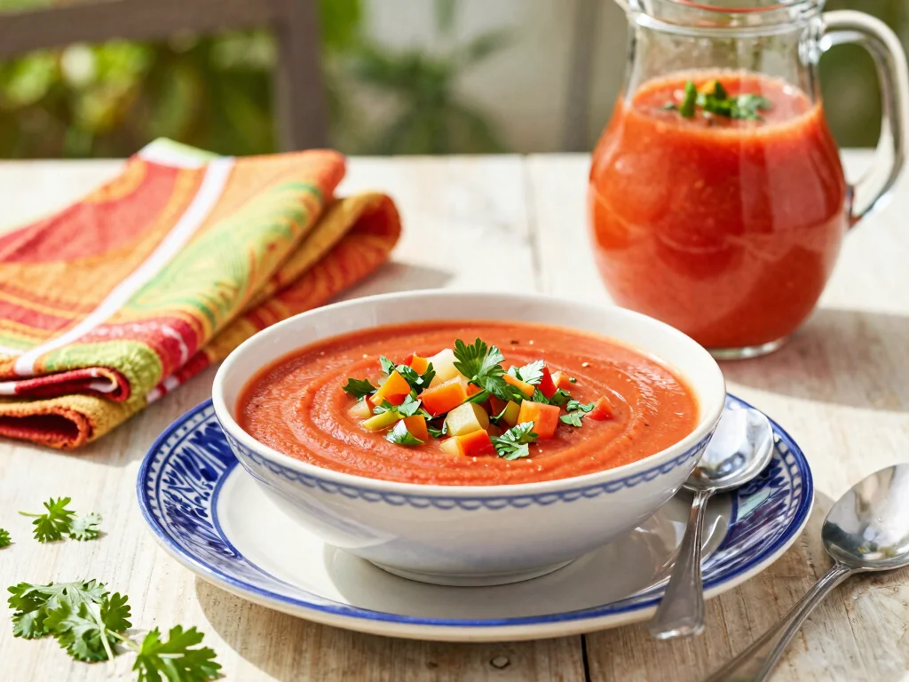 17 Recipes with V8 Juice for Busy Days - 2. V8 Gazpacho 1