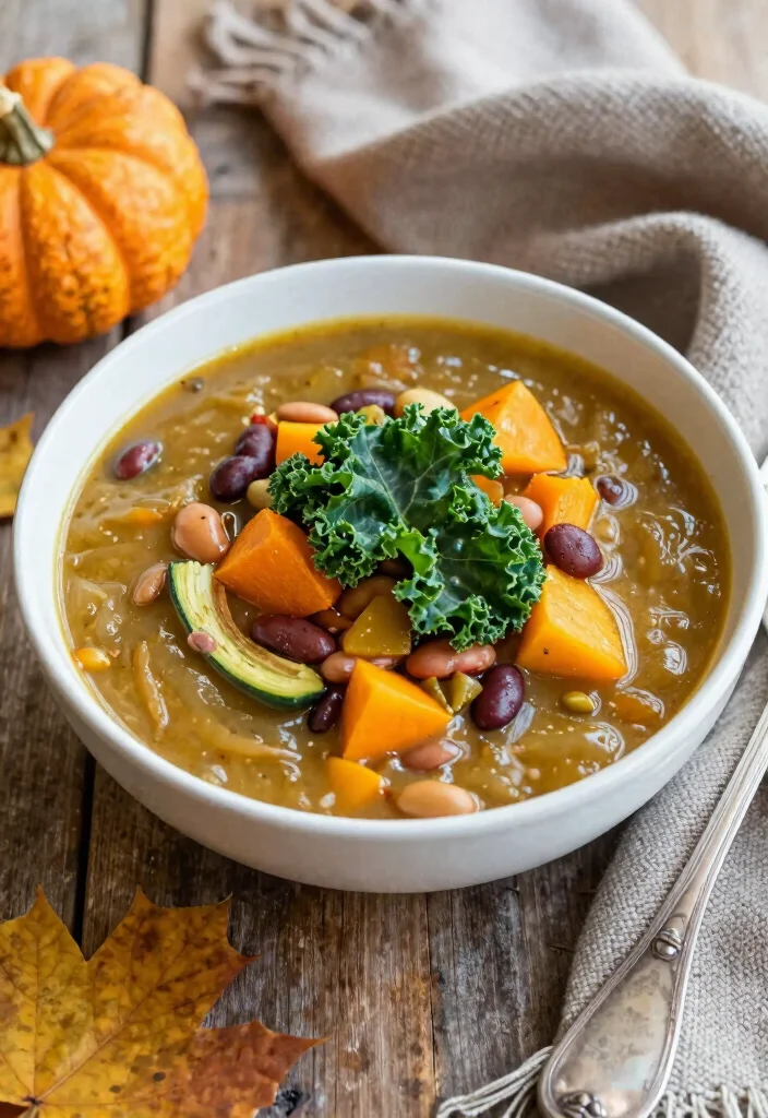 17 Tasty Vegetarian 15-Bean Soup Recipes to Warm the Soul - 16. Fall Harvest 15-Bean Soup 1