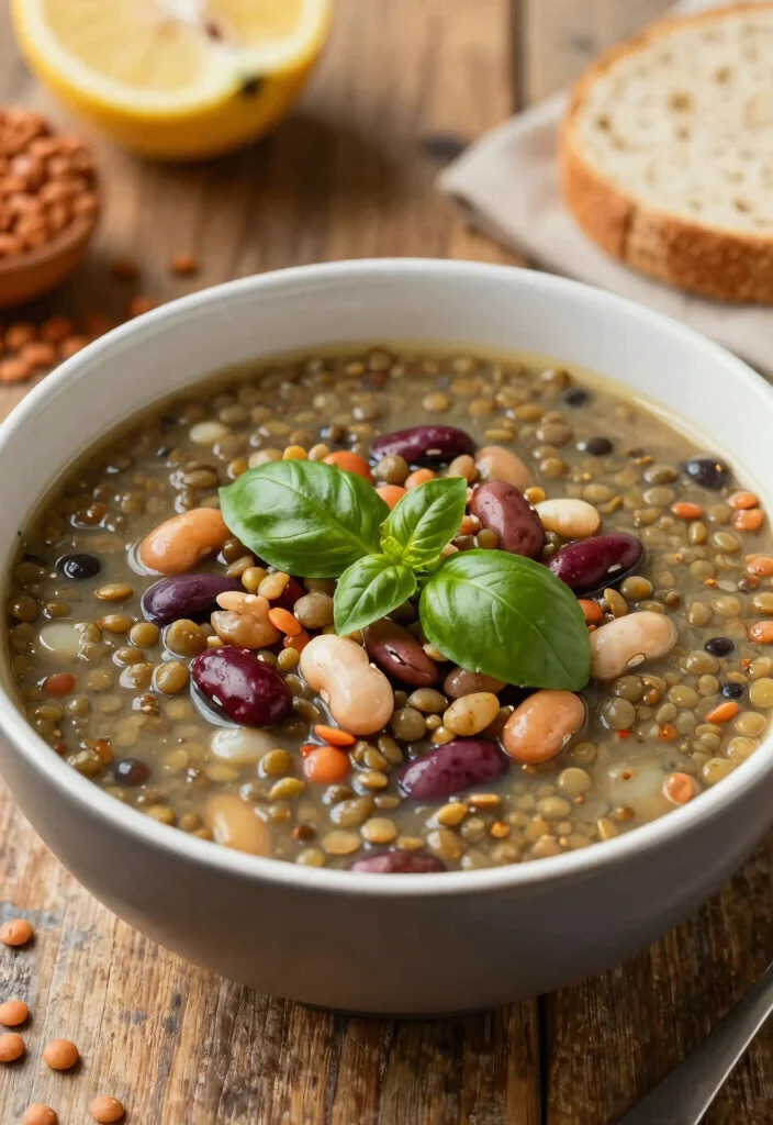 17 Vegetarian 15-Bean Soup Recipes for Cozy Weeknights - 14. Lentil and 15-Bean Soup 1