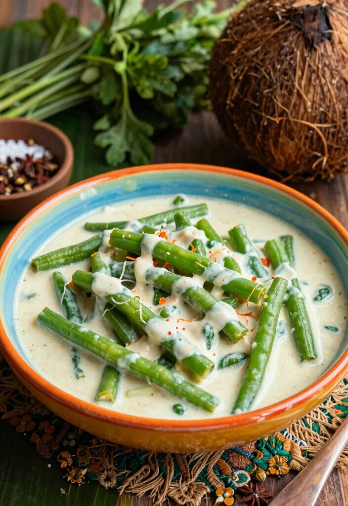 17 Vegetarian Green Bean Casserole Recipes Everyone Will Love - 10. Coconut Curry Green Bean Casserole 1