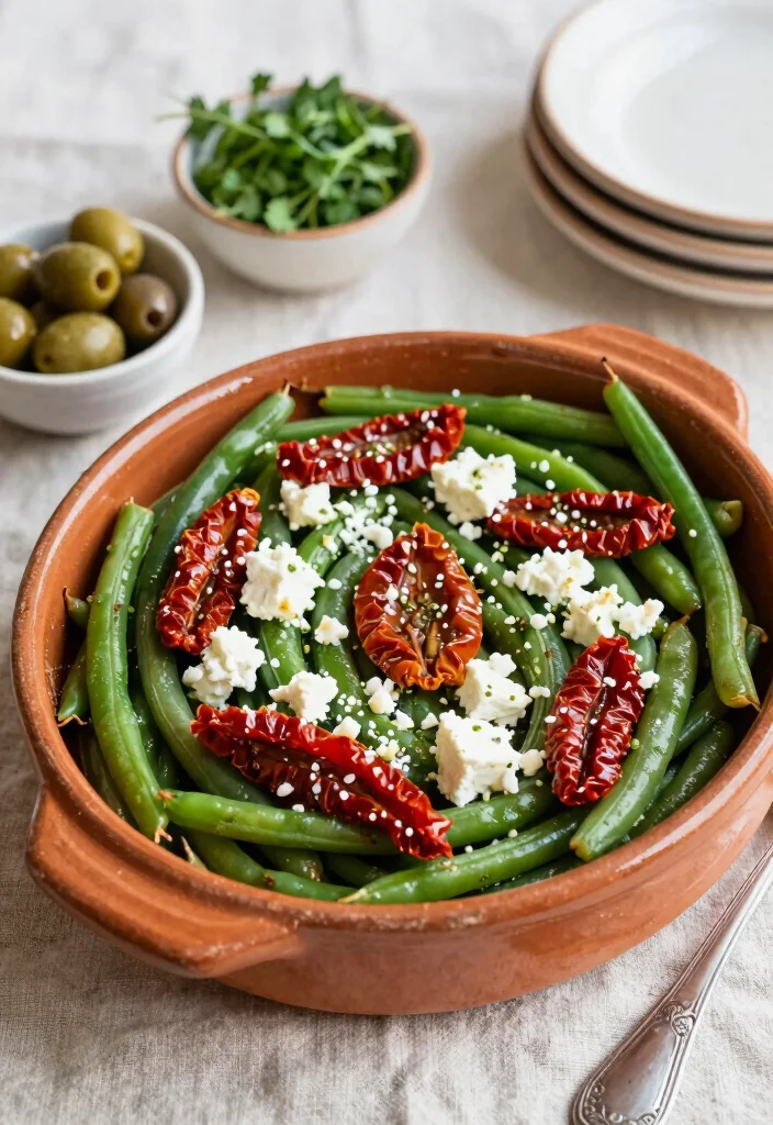 17 Vegetarian Green Bean Casserole Recipes Everyone Will Love - 3. Mediterranean Green Bean Casserole 1