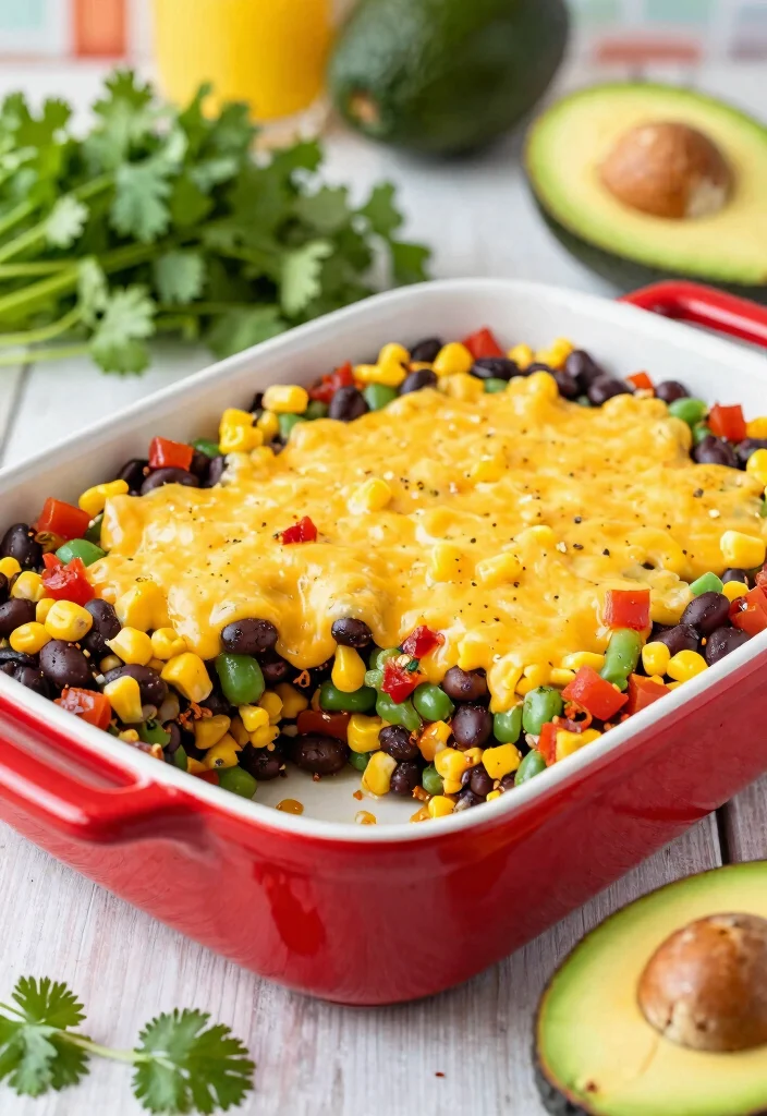 17 Vegetarian Green Bean Casserole Recipes Everyone Will Love - 6. Spicy Southwest Green Bean Casserole 1