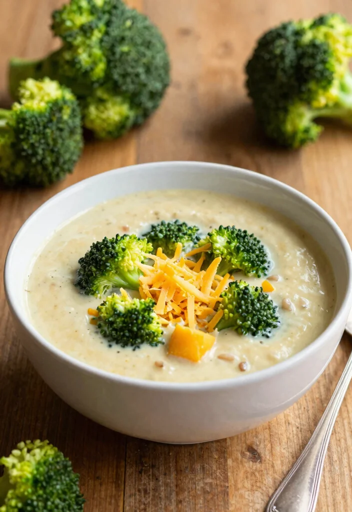 18 Creamy Vegetarian Wild Rice Soup Recipes to Warm You Up - 4. Broccoli and Cheddar Wild Rice Soup 1