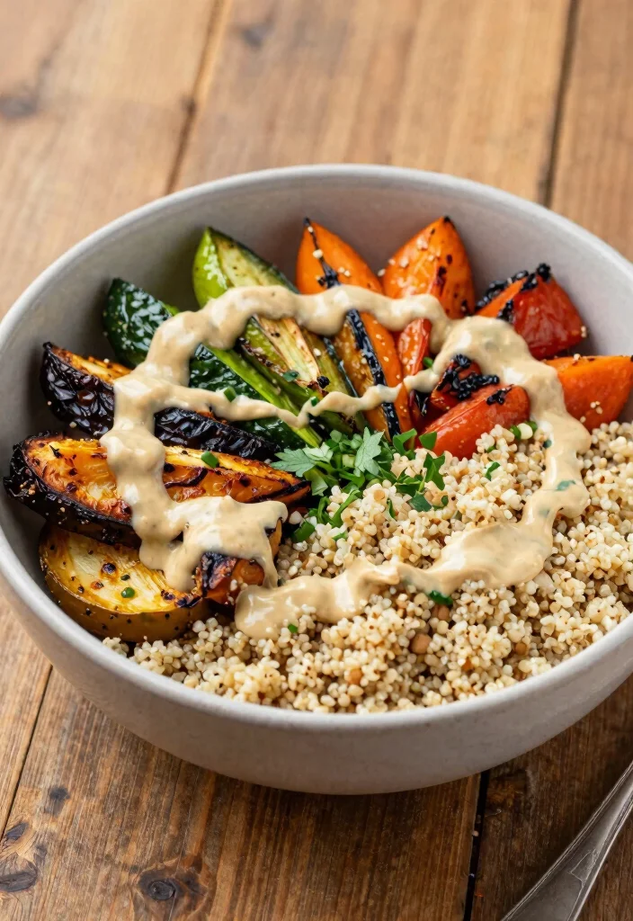 18 Easy Vegetarian Dinner Recipes for Two - 12. Roasted Veggie Buddha Bowl 1