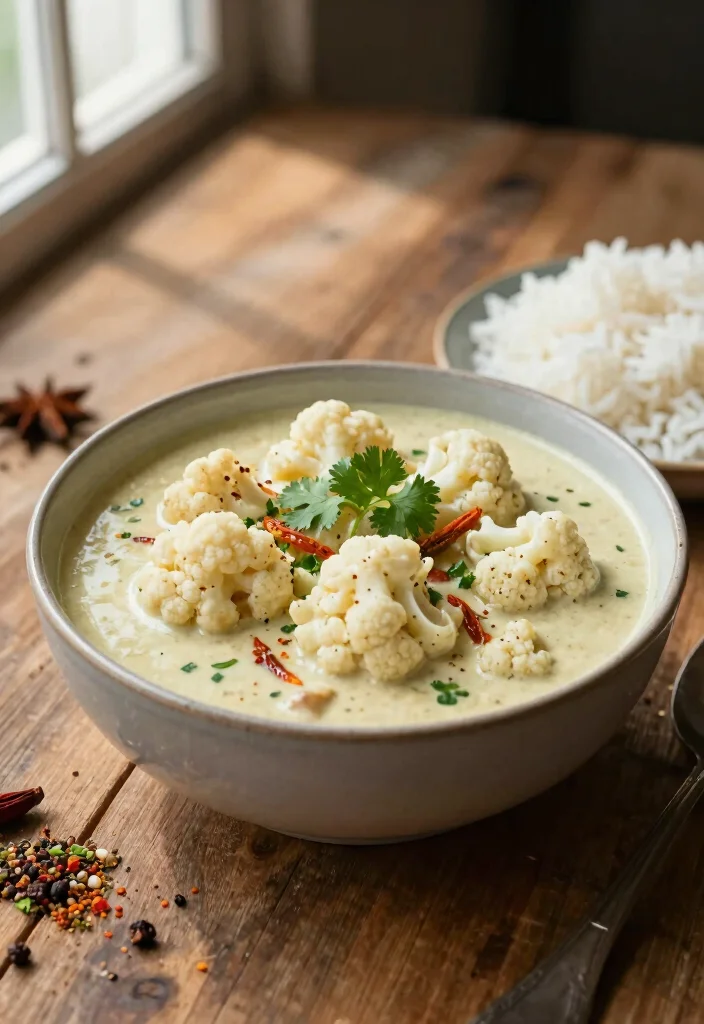 18 Easy Vegetarian Dinner Recipes for Two - 6. Cauliflower Curry 1