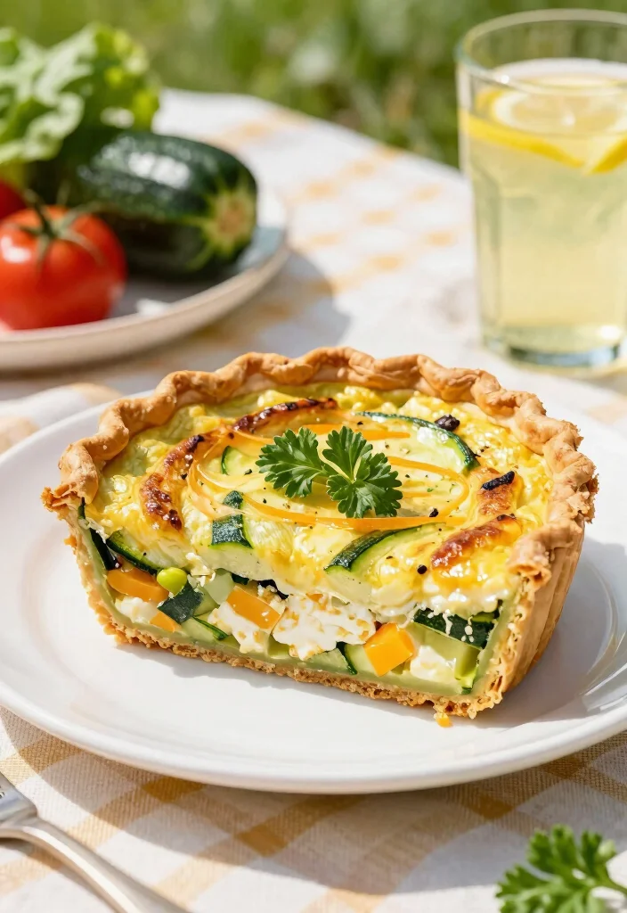 18 Easy Vegetarian Quiche Recipes for Any Meal - 6. Zucchini and Goat Cheese Quiche 1