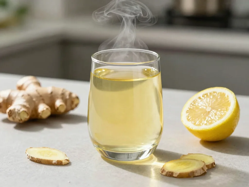 18 Ginger Juice Recipes for Immunity - 15. Ginger Green Tea Elixir 1