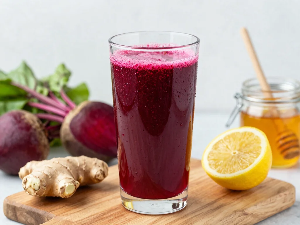 18 Ginger Juice Recipes for Immunity - 3. Ginger Beet Juice 1