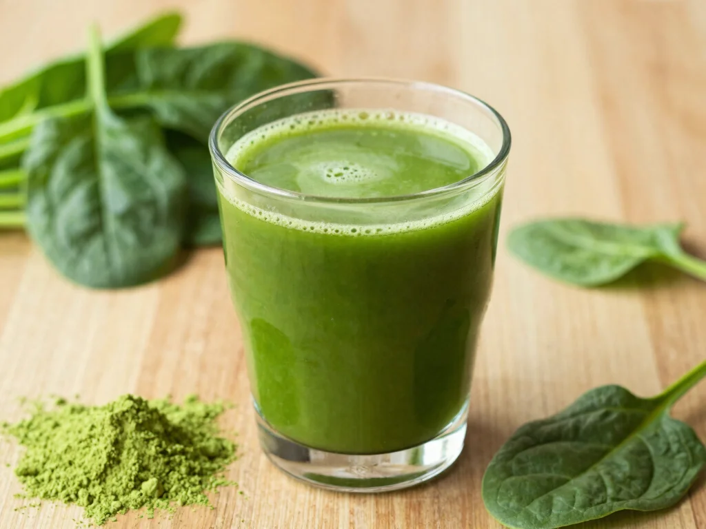 18 Green Juice Recipes for Keto Diet - 14. Matcha Green Juice 1