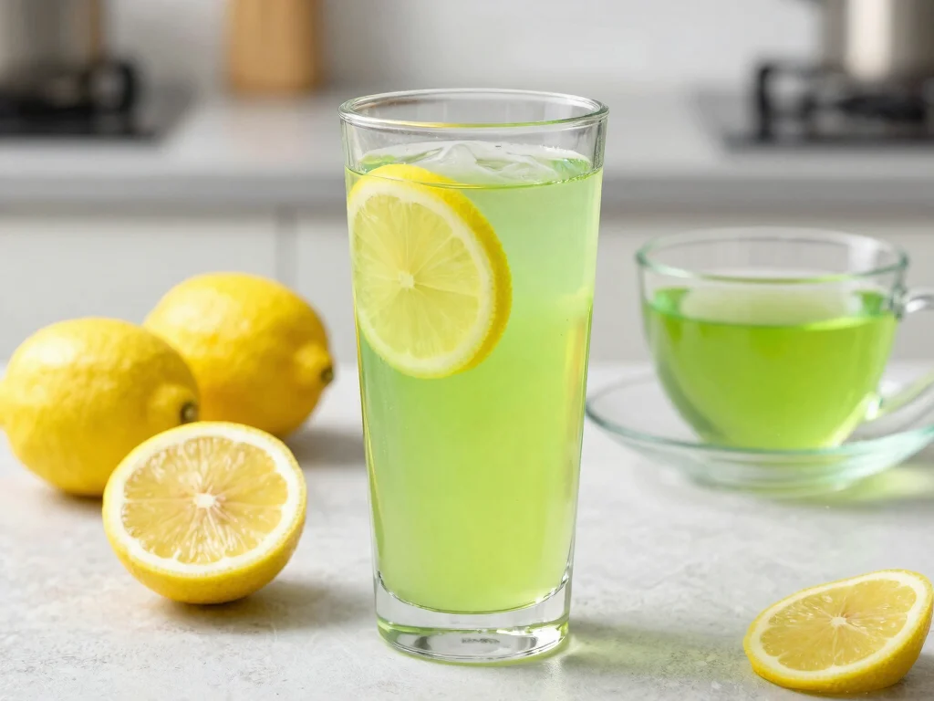 18 Green Juice Recipes for Keto Diet - 15. Green Tea & Lemon Juice 1