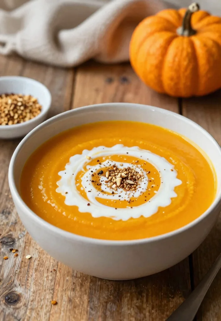 18 Healthy Vegetarian Vegetable Soup Recipes for Every Season - 3. Creamy Butternut Squash Soup 1