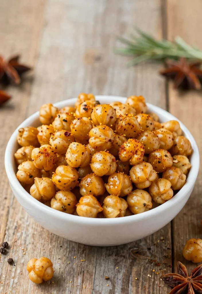 18 High-Protein Vegetarian Recipes That Aren’t Boring - 11. Roasted Chickpeas with Spices 1
