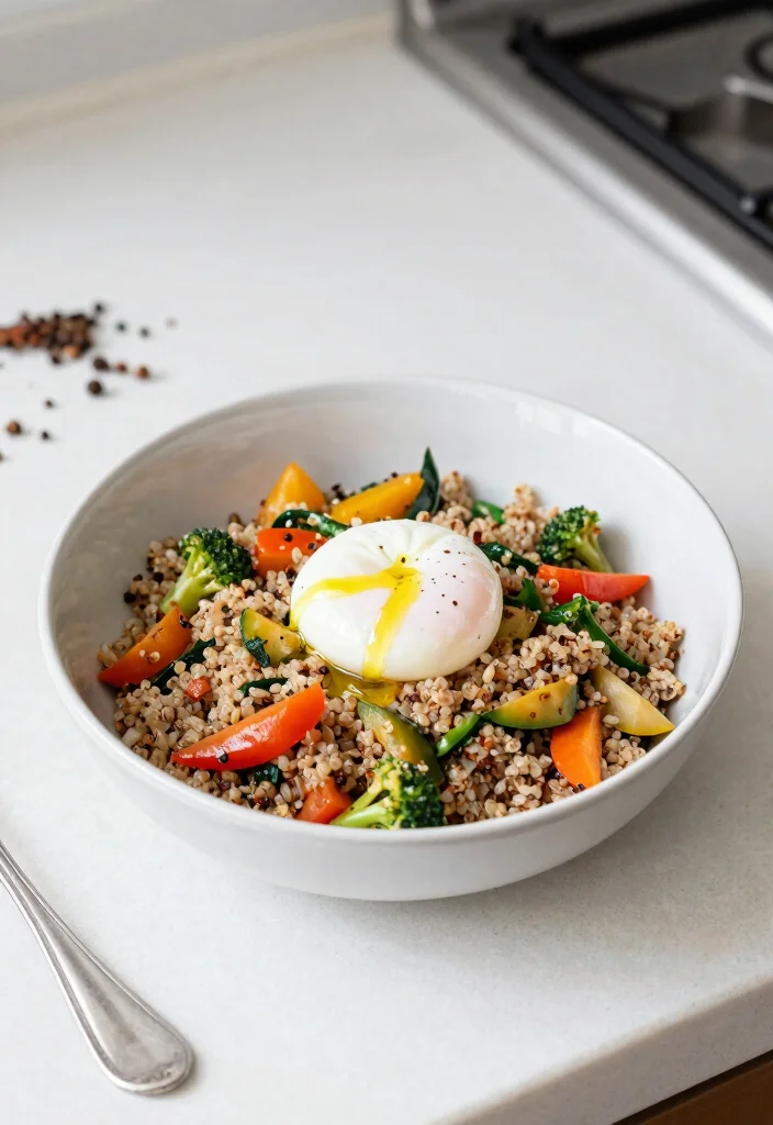18 High-Protein Vegetarian Recipes That Aren’t Boring - 17. Savory Quinoa Breakfast Bowl 1